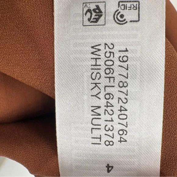 VERONICA BEARD Petra Dress in Whisky Multi size 4 $649 pre owned - Picture 12 of 15